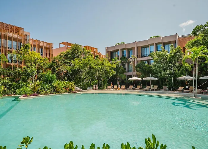 Divine 2br W Pool Gym Yoga Classes Restaurant Apartamento Tulum