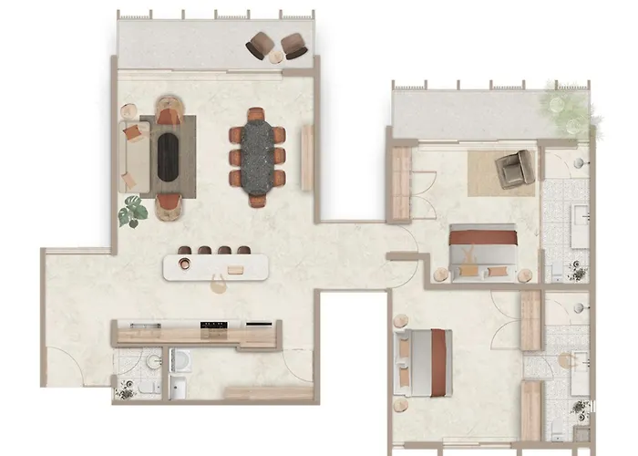 Apartamento Divine 2br W Pool Gym Yoga Classes Restaurant Tulum